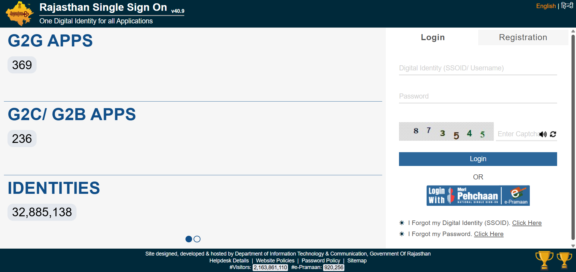 SSO ID - Main product screenshot demonstrating key features and user interface