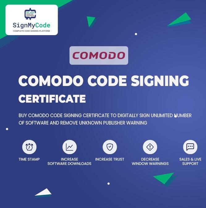 COMODOコード署名証明書ソリューション - ソフトウェア、アプリ、EXE、および開発者の評判を高めますメディア1