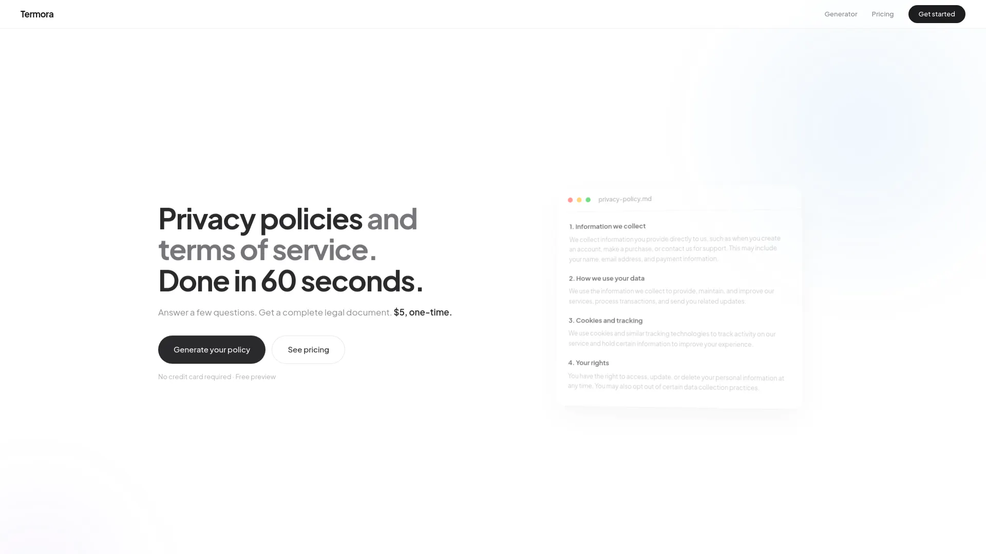 Termora product banner