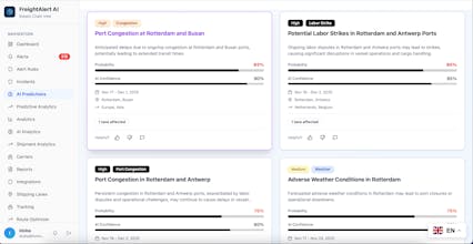 FreightAlert AI gallery image
