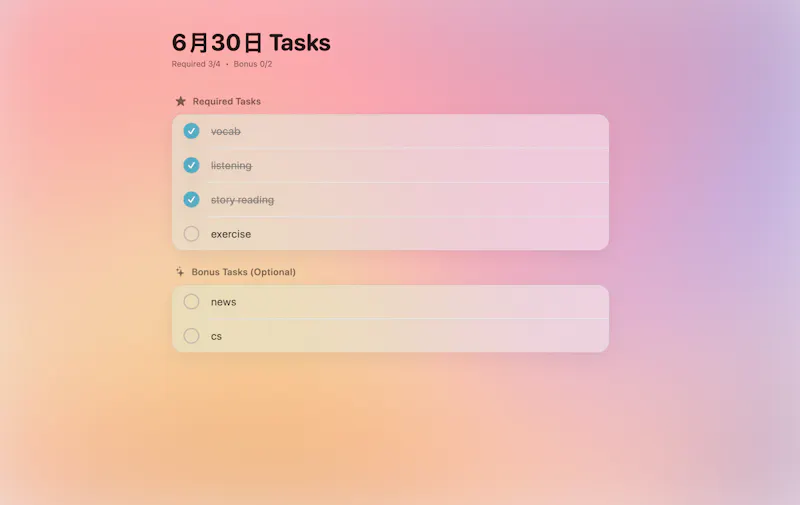 Kinetik — Native macOS Habit Tracker screenshot 1
