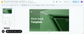 Comprehensive Pitch Deck Template gallery image