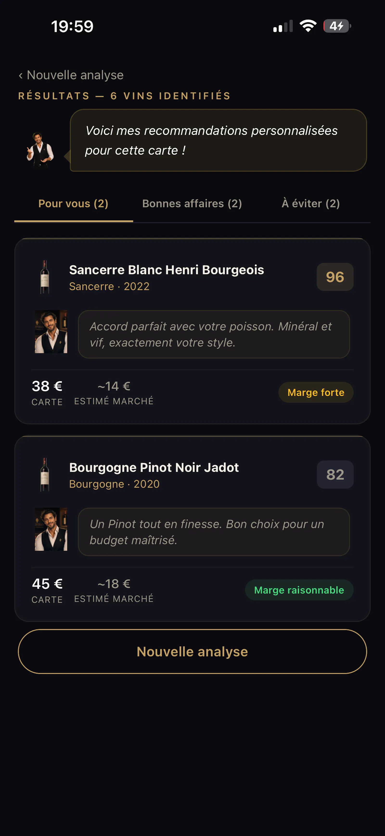 Matteo — Sommelier IA Personnel screenshot 3