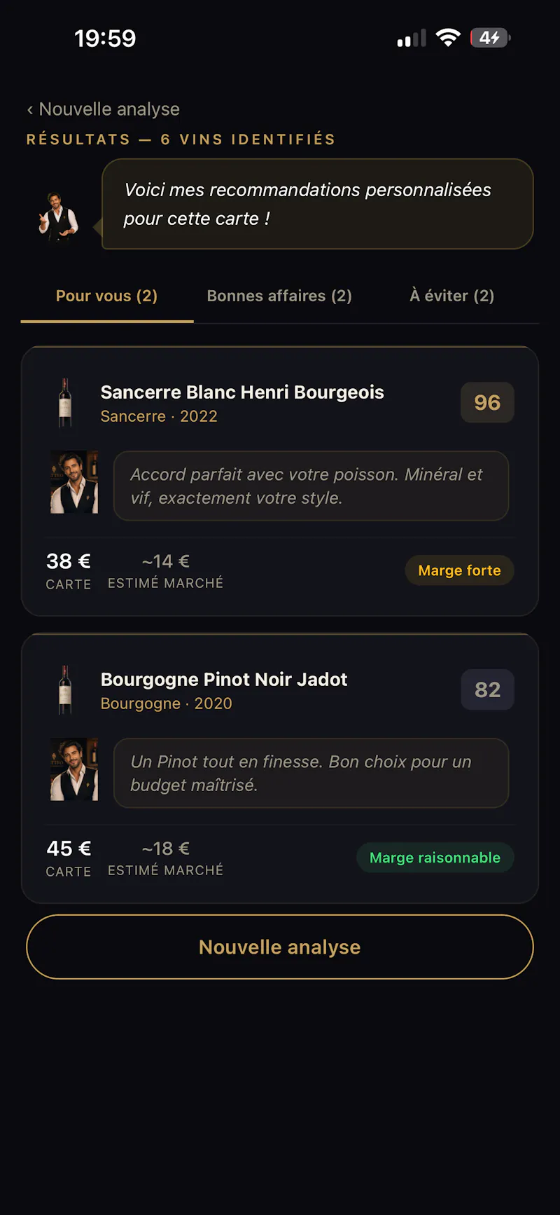 Matteo — Sommelier IA Personnel screenshot 3