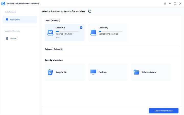 RecoverGo - Windows Data Recovery gallery image
