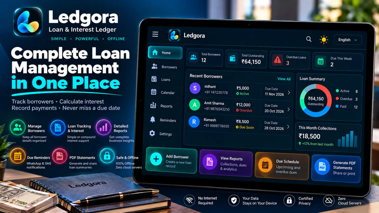 Ledgora – Smart Digital Khata gallery image