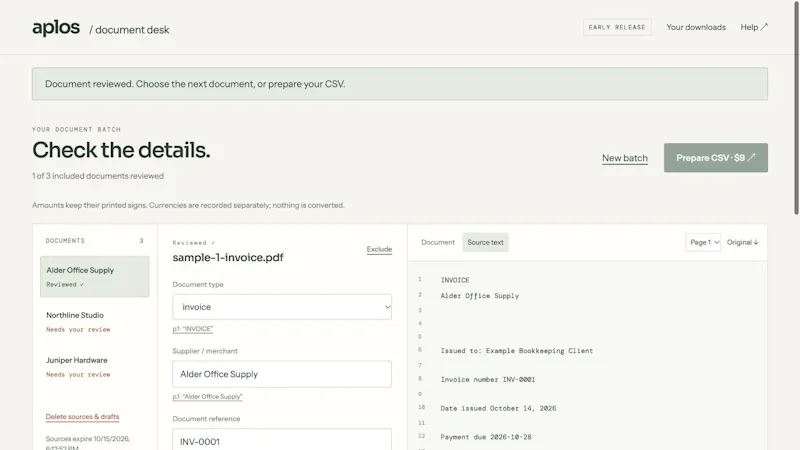 Aplos Document Desk screenshot 4