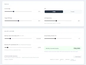 Comprehensive FIRE Calculator gallery image