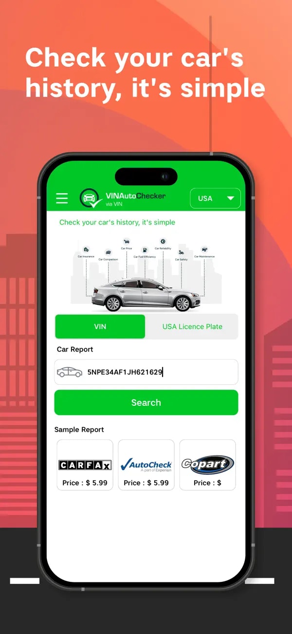 Informe VIN para la venta de autos usados media 1