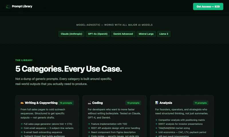 200+ AI Prompt Library screenshot 2