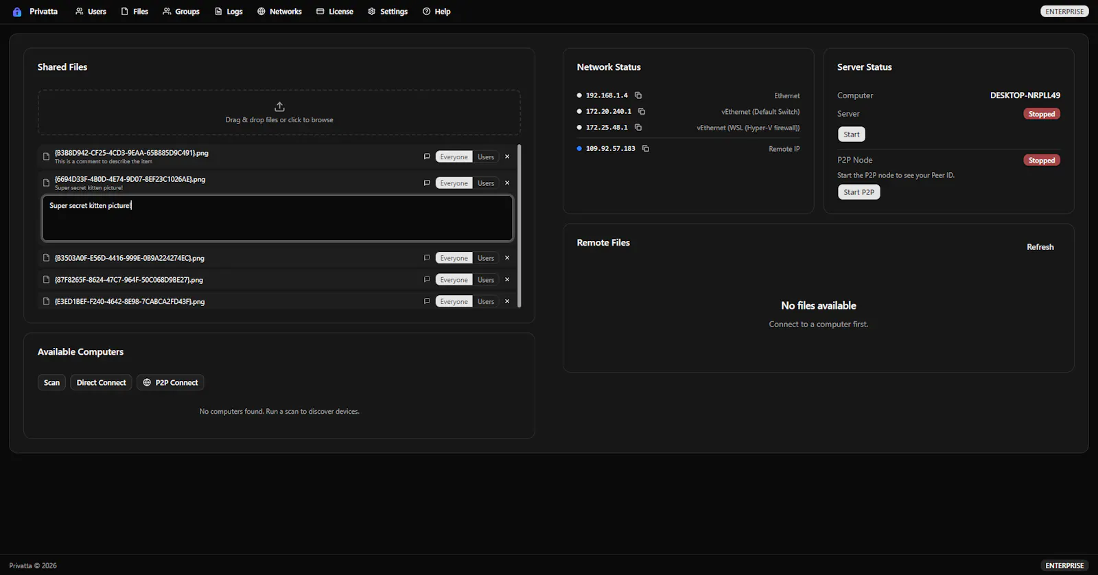 Privatta screenshot 3