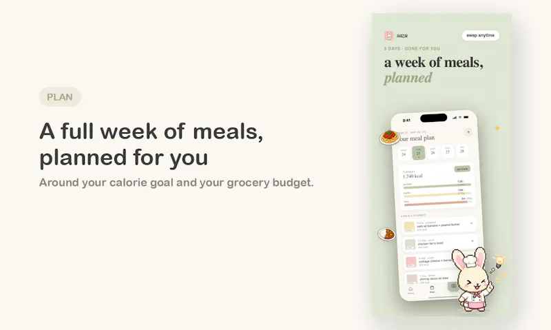 Sazu: AI Meal Prep & Tracker screenshot 5