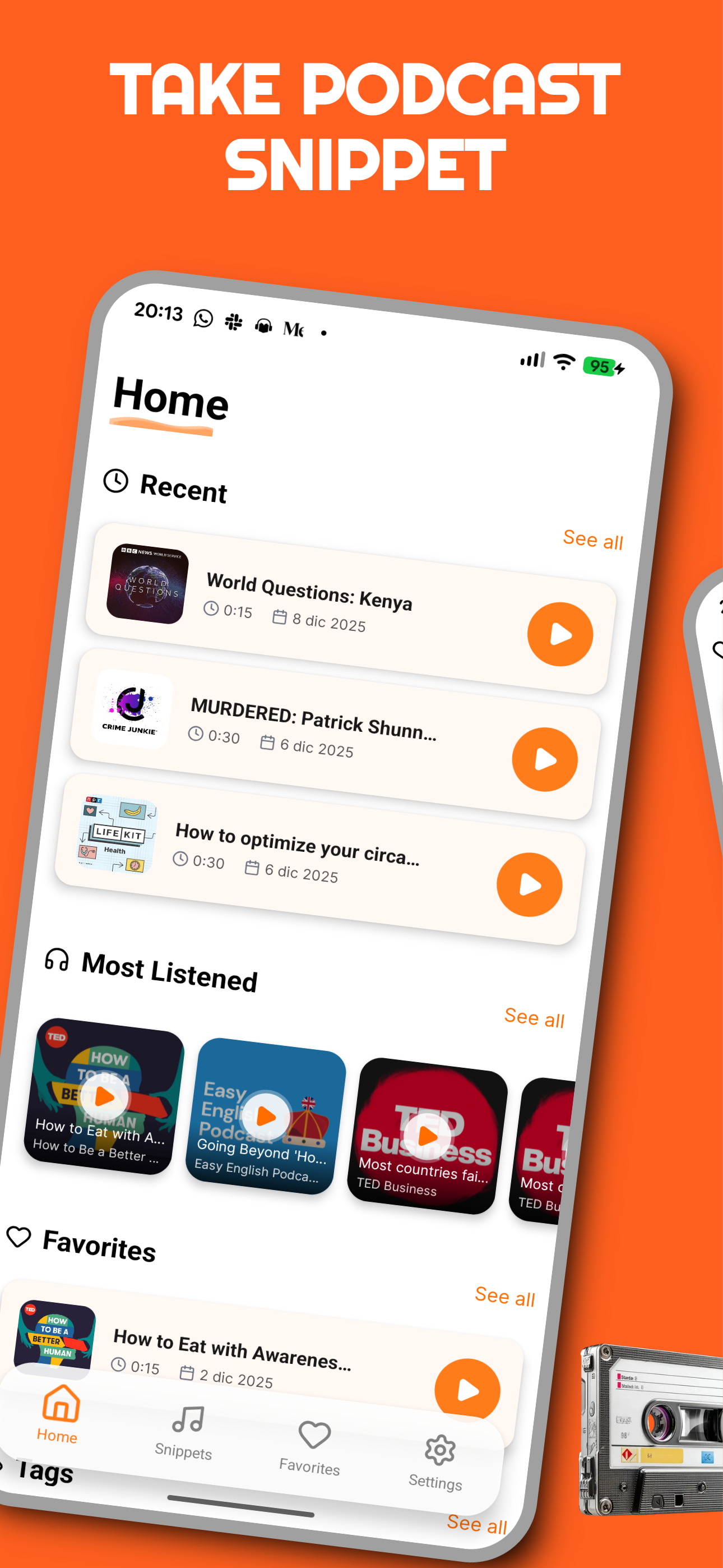 Podclip - Main product screenshot demonstrating key features and user interface
