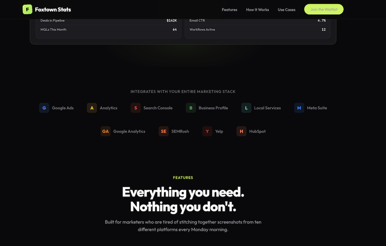 Foxtown Stats: Kill Spreadsheet Chaos gallery image