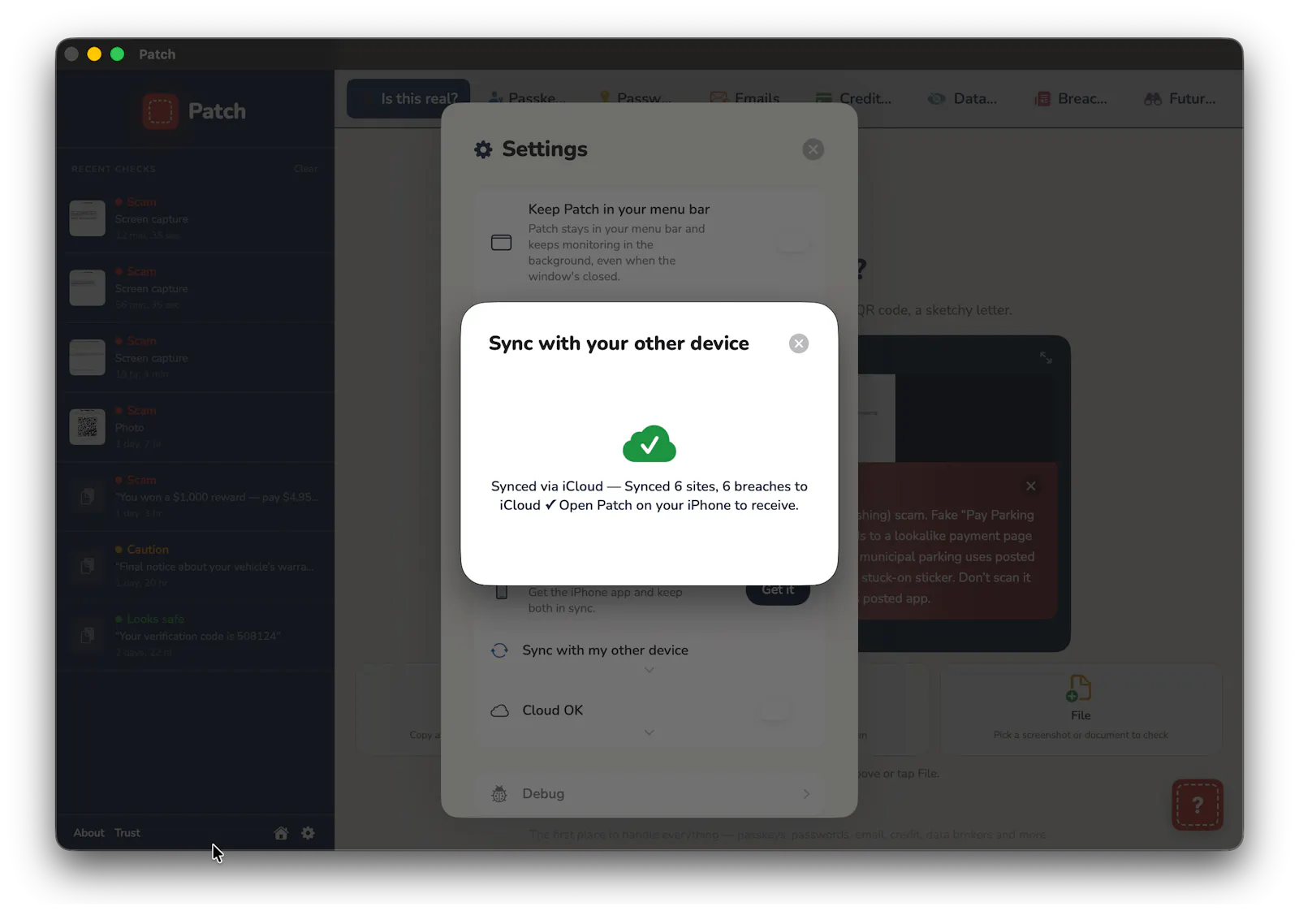 Patch — Your Security Center screenshot 6