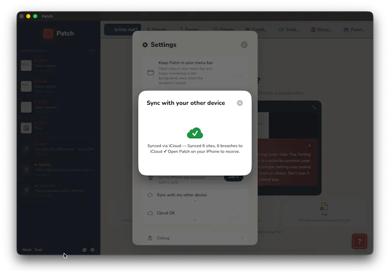 Patch — Your Security Center screenshot 6