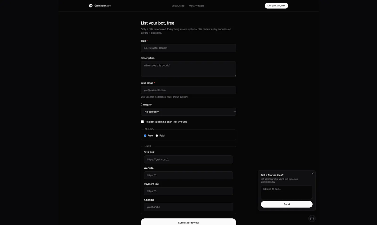 GrokIndex.dev screenshot 3