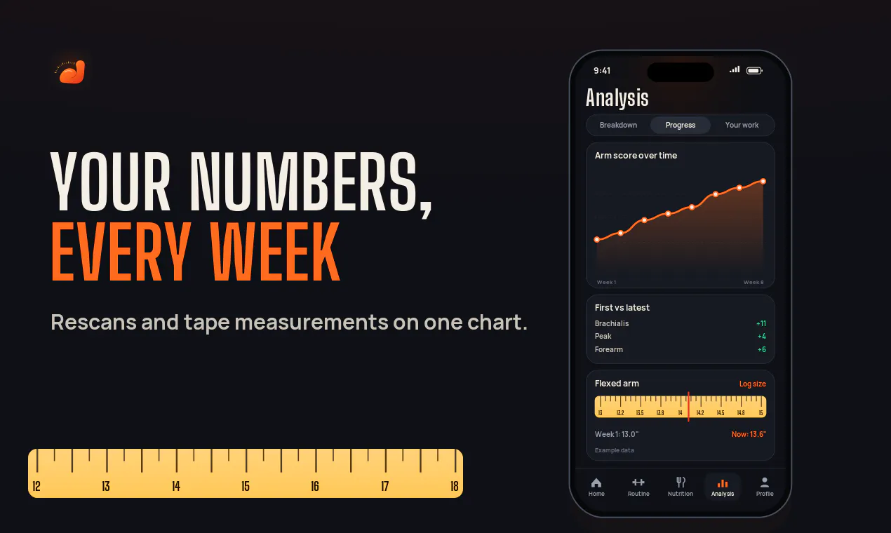 BicepsMaxx: scan your arms, train them gallery image