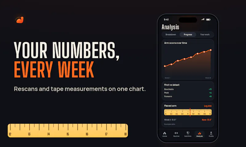BicepsMaxx: scan your arms, train them screenshot 4