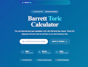 live 3D toric lens viewer gallery image