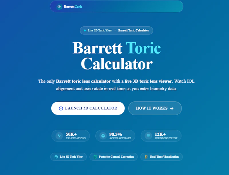 live 3D toric lens viewer screenshot 1