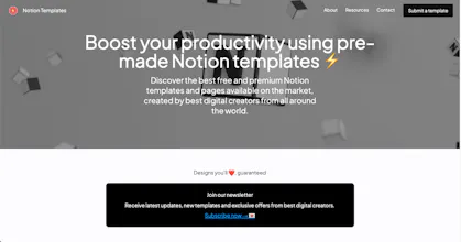 Notion Templates gallery image
