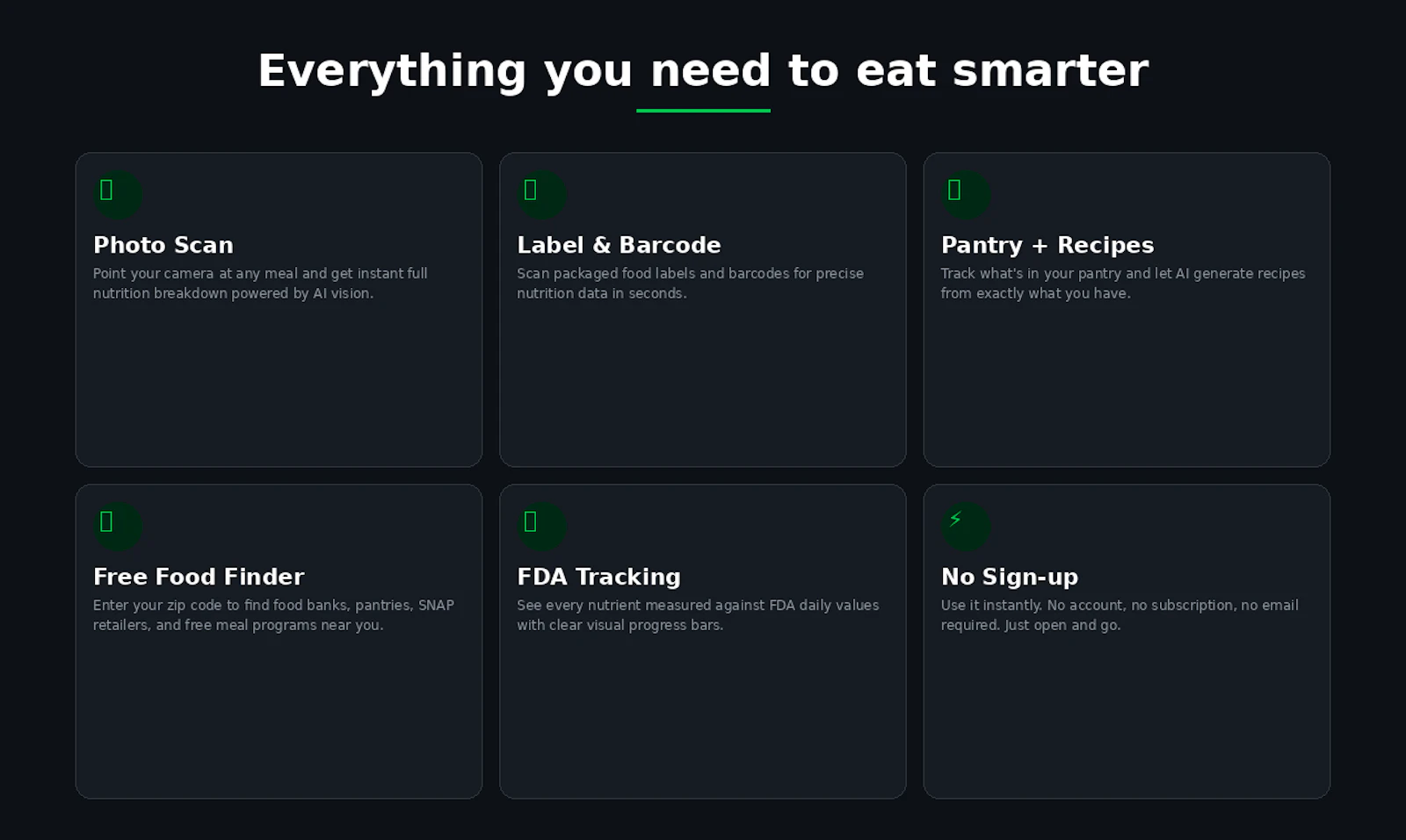NutriScan screenshot 2