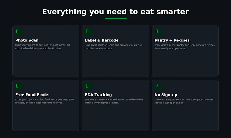NutriScan screenshot 2