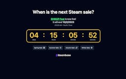 Next Steam Sale Tracker media 1