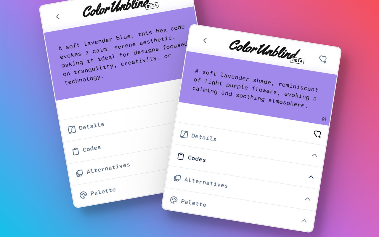 ColorUnblind, See colors through words gallery image