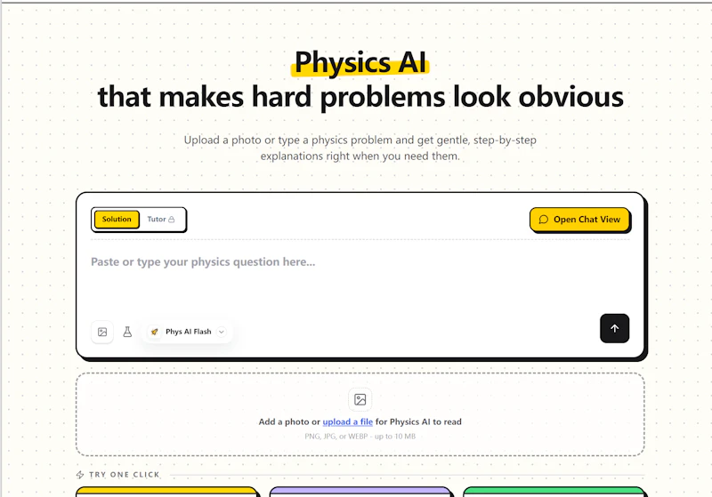 Physics AI screenshot 2