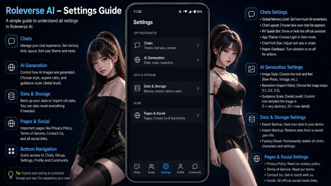 Roleverse AI - Chat and Roleplay gallery image
