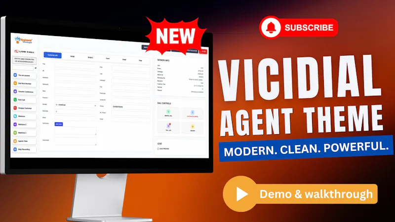 New Custom VICIdial Theme screenshot 1 (video preview)
