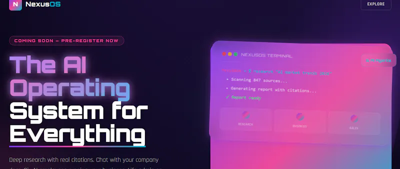 NexusOS screenshot 1