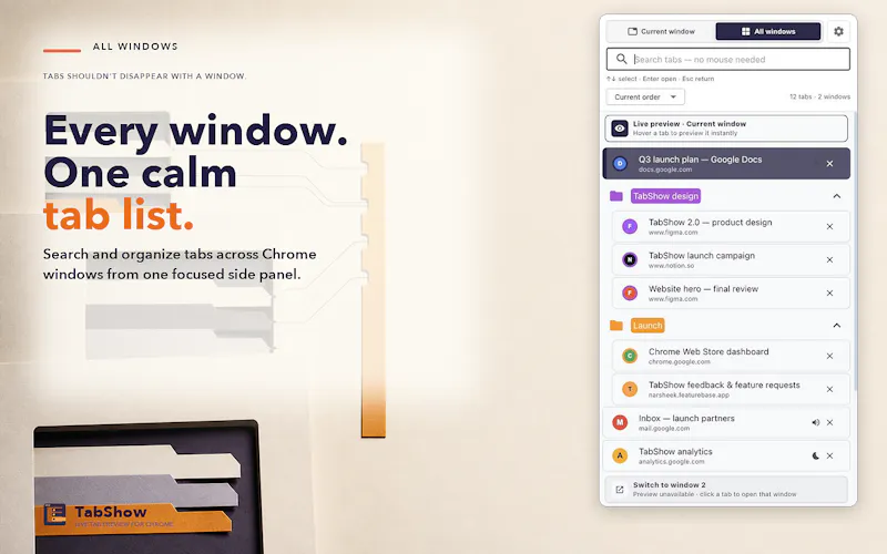 TabShow screenshot 4