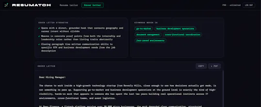 Resumatch gallery image