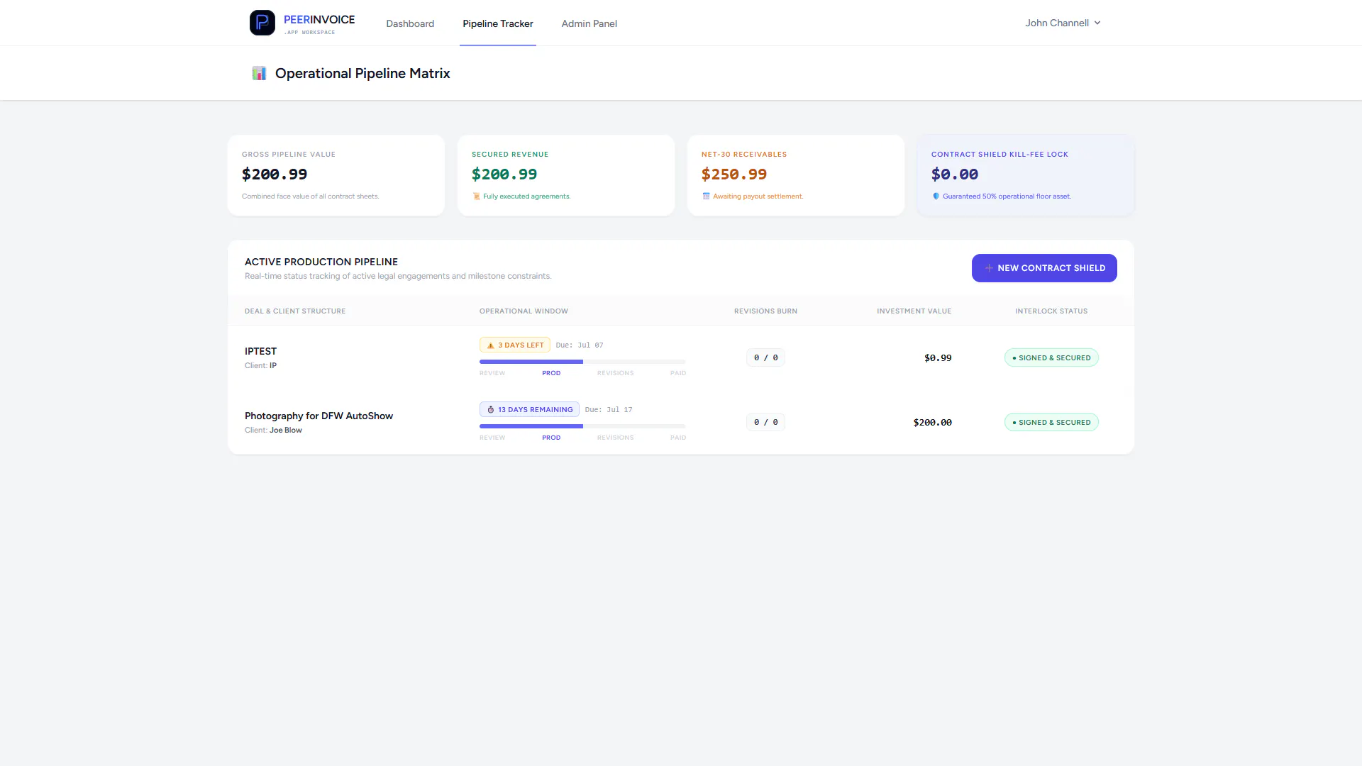 Peer Invoice gallery image