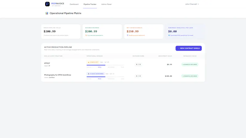 Peer Invoice screenshot 2