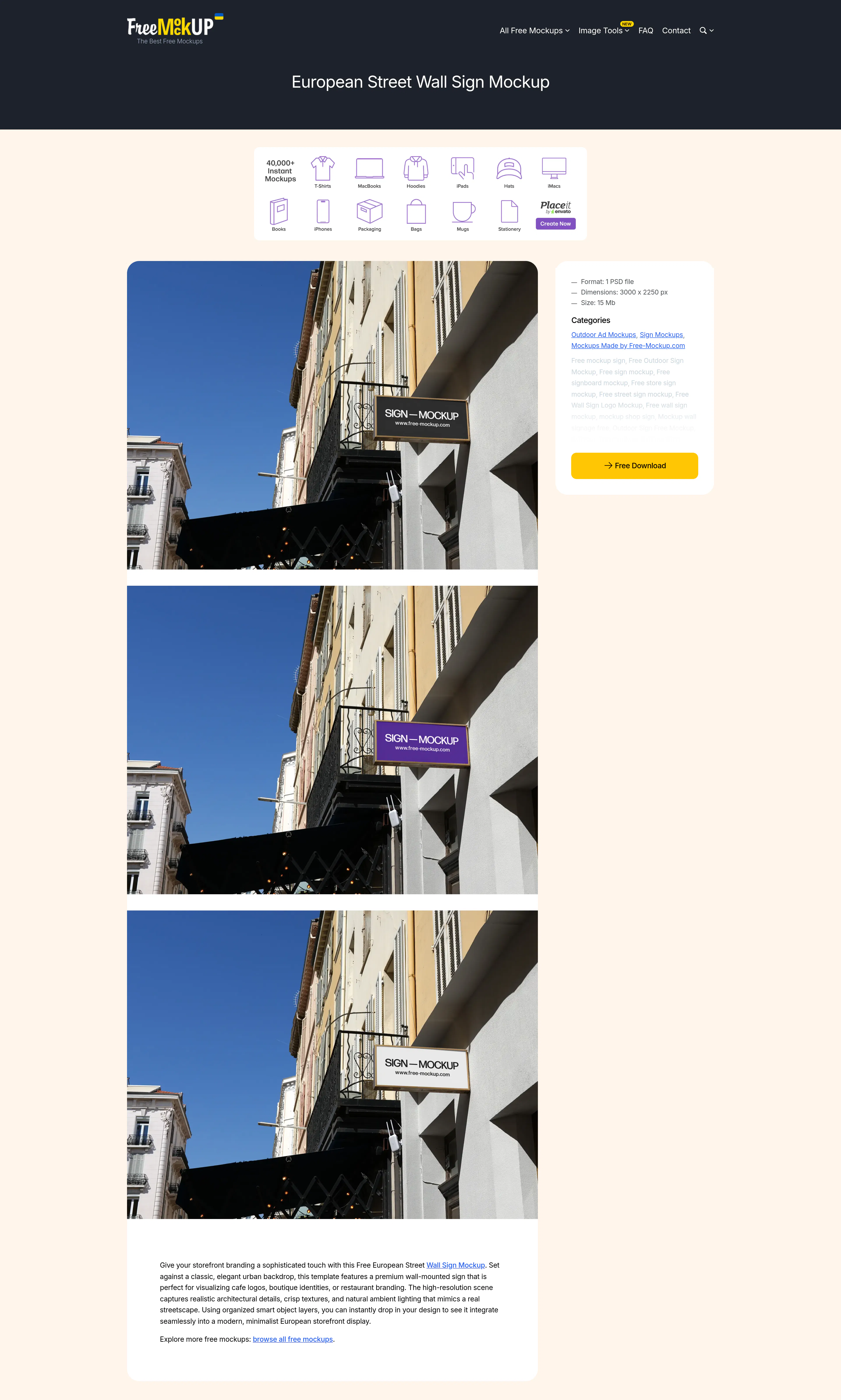 Free Mockup gallery image