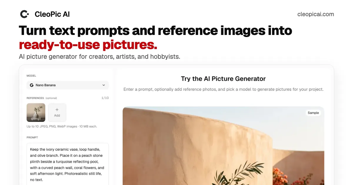 CleoPic AI gallery image