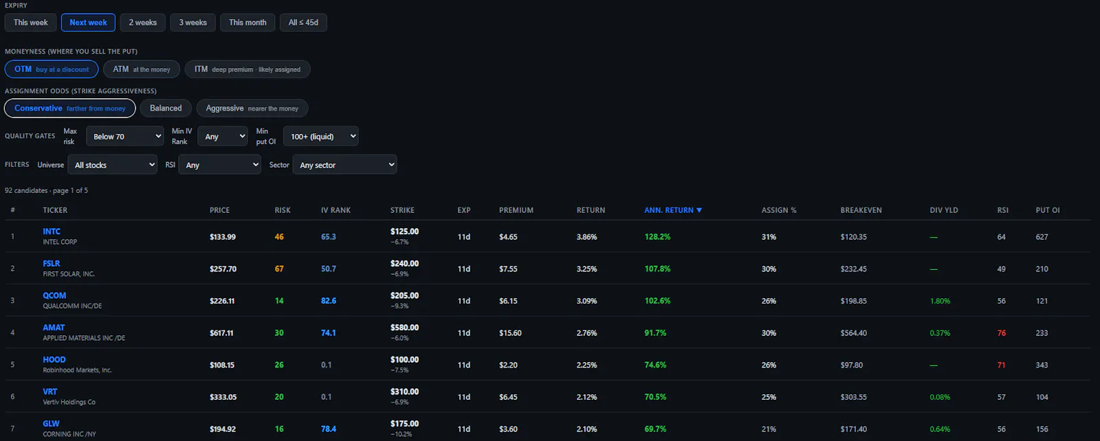 TickerRisk screenshot 3
