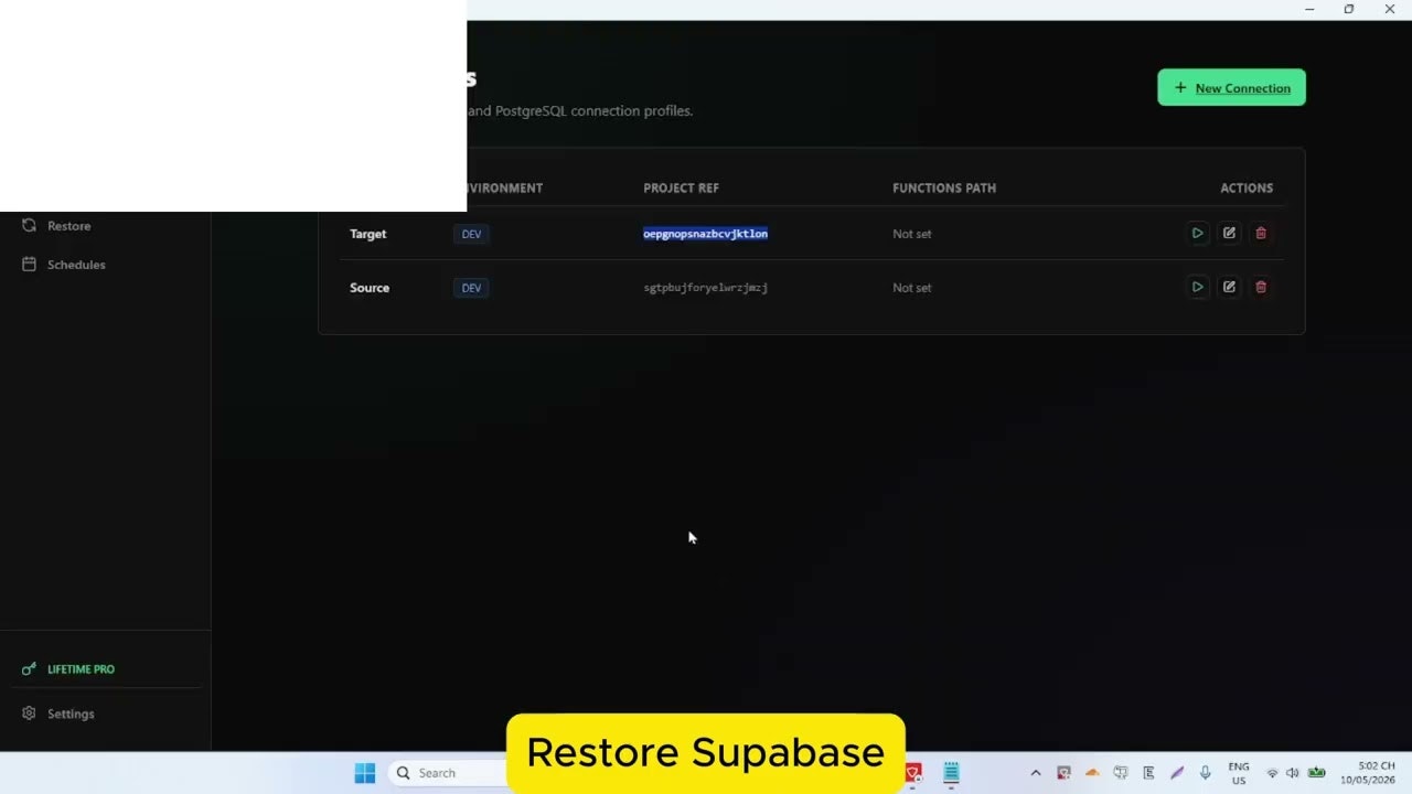 Snapabase — Supabase Backup & Restore gallery image