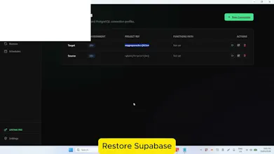 Snapabase — Supabase Backup & Restore gallery image