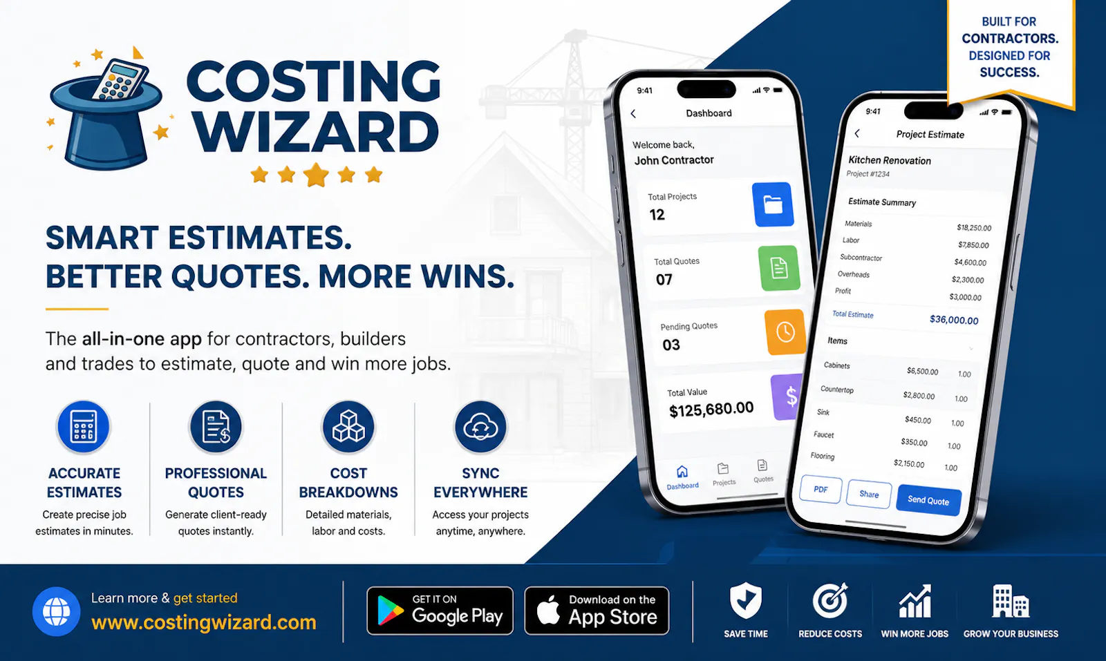 Costing Wizard screenshot 1