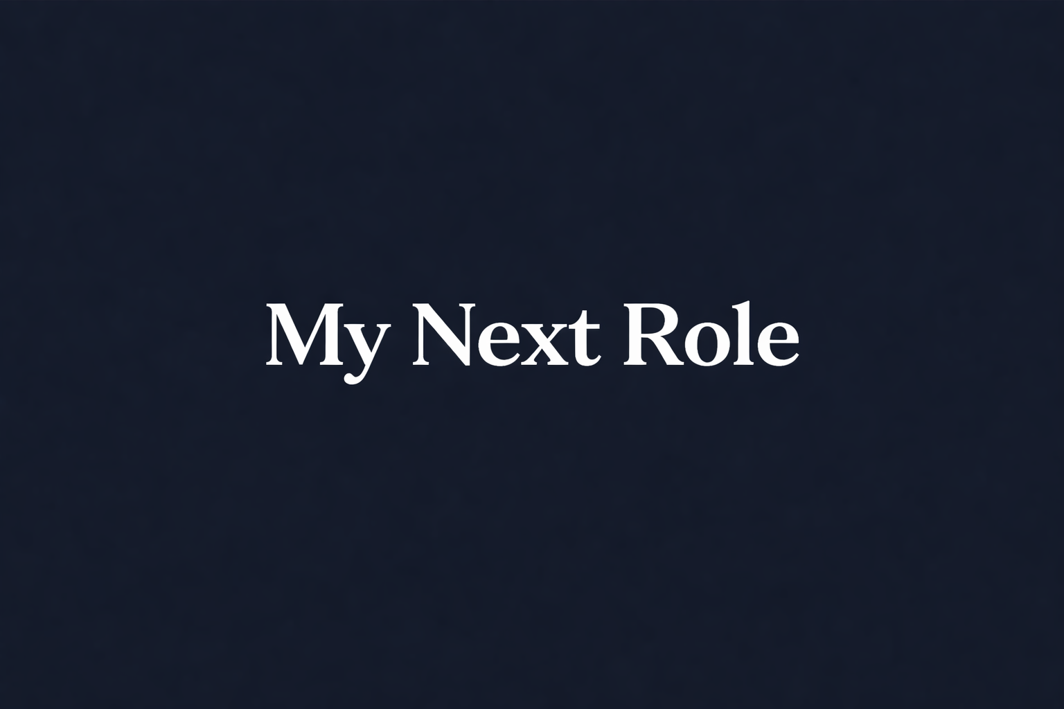 MyNextRole.ai - Product Hunt launch logo and brand identity