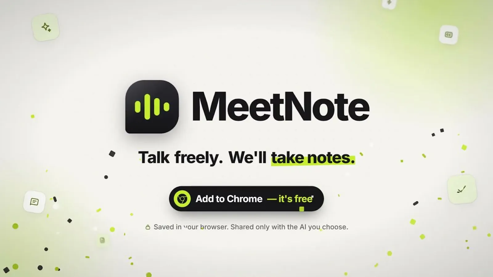 MeetNote screenshot 1 (video preview)