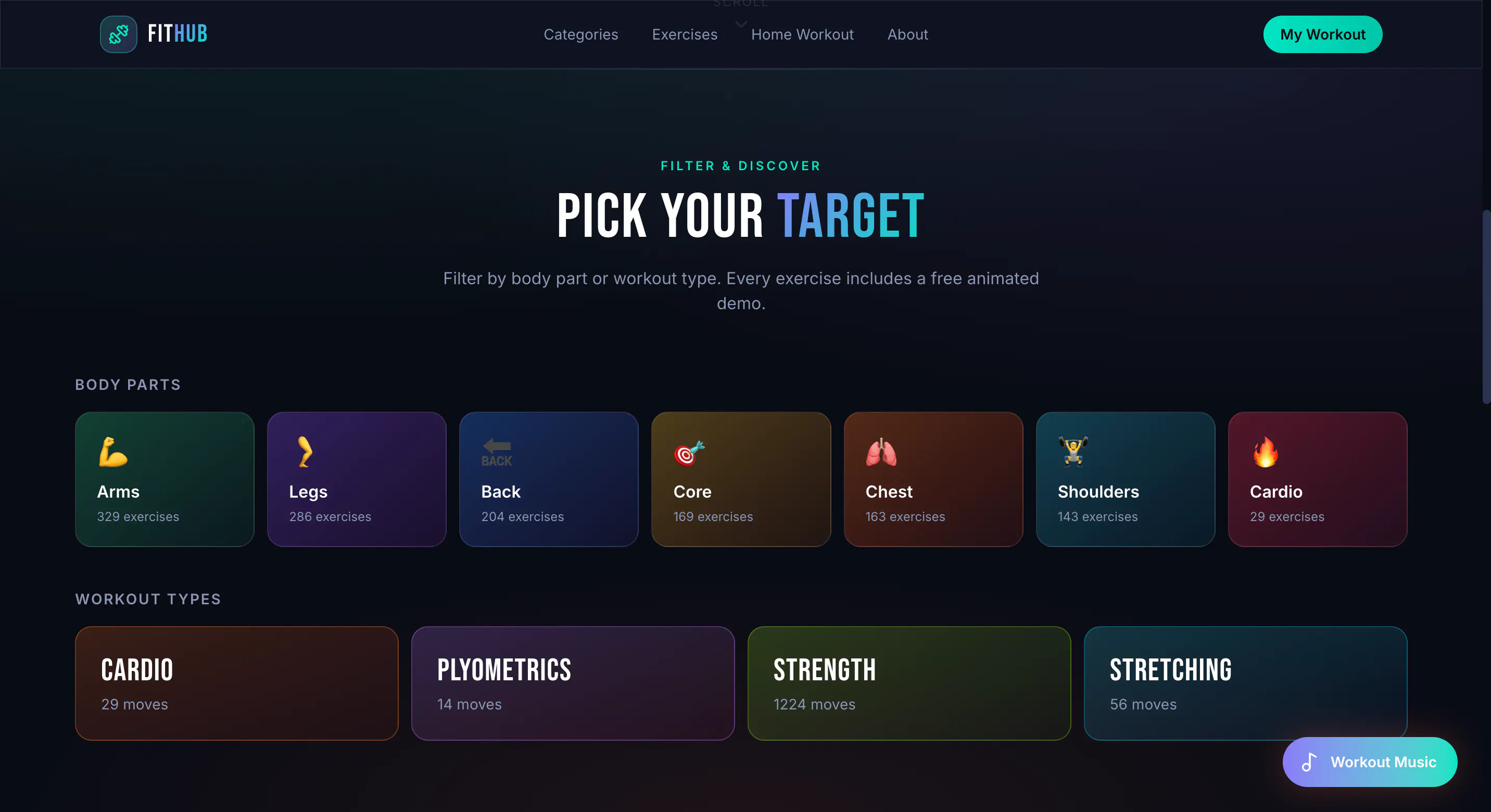 FitHub — Gym Exercise Library gallery image