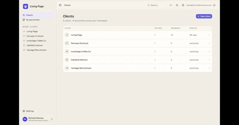 Living Page screenshot 7
