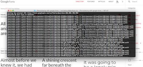 Google Font Downloader gallery image