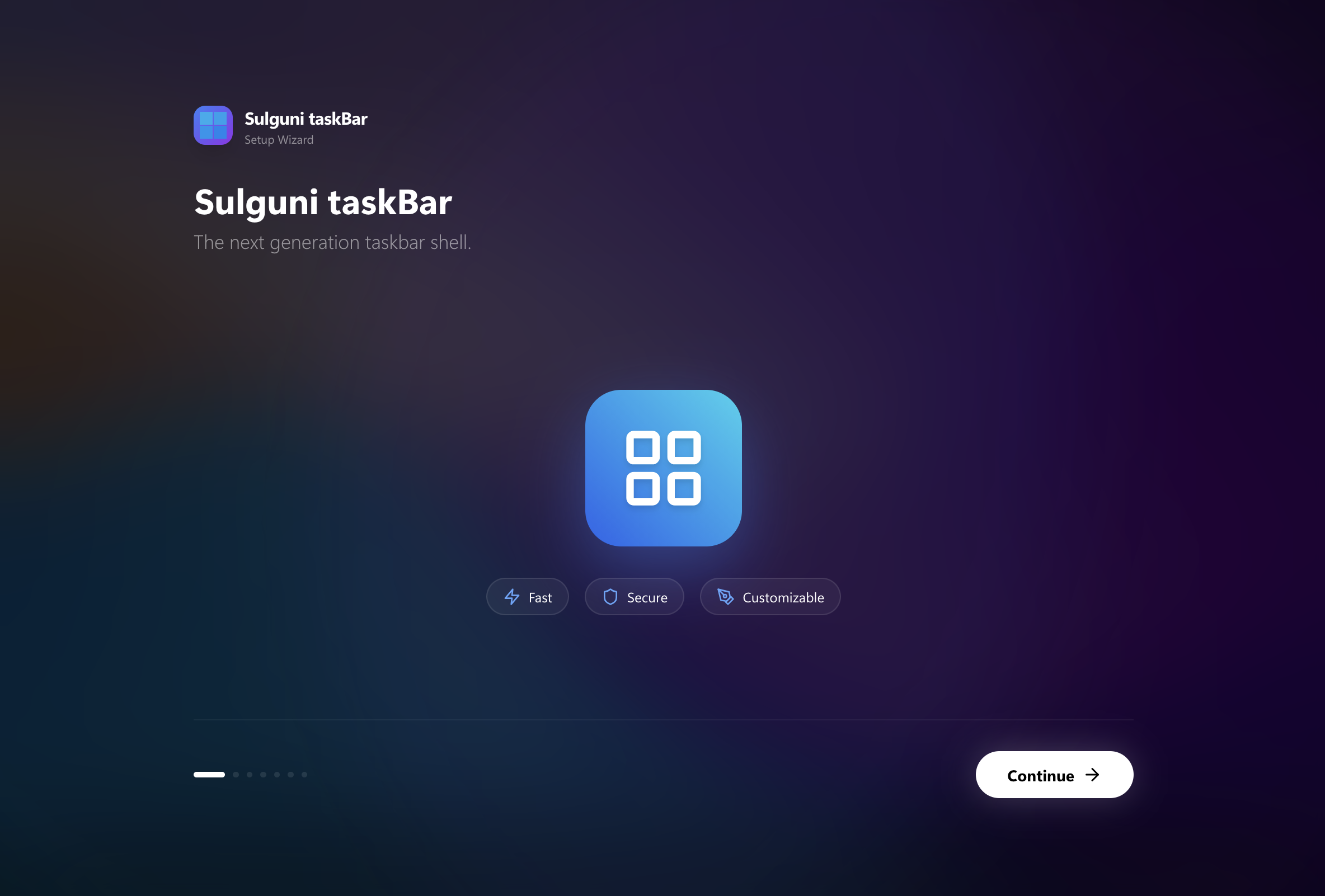 Sulguni Taskbar gallery image